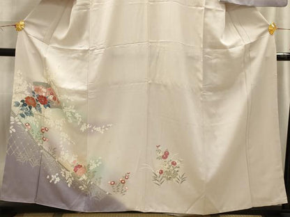 平和屋着物■訪問着　地紙花籬文　暈し染め　金彩　正絹　逸品　AABI4087sx