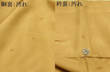 平和屋着物■上質な小紋　地紋起こし　花筏文　暈し染め　正絹　逸品　AABI4092sx