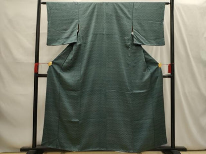 平和屋着物■上質な小紋　青海波　正絹　逸品　AABI4095sx