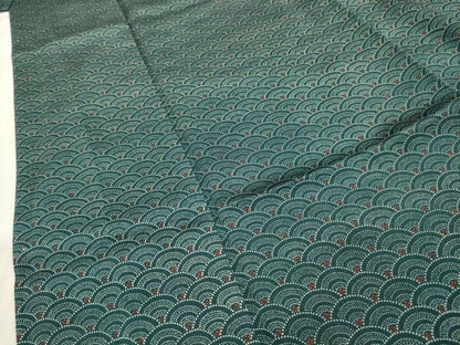 平和屋着物■上質な小紋　青海波　正絹　逸品　AABI4095sx