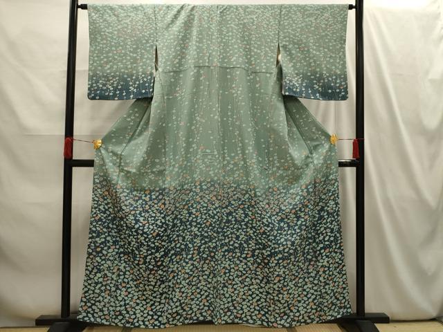 平和屋着物■訪問着　花尽くし　暈し染め　金彩　正絹　逸品　AABI4096sx