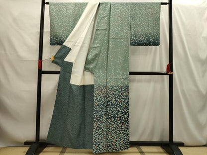 平和屋着物■訪問着　花尽くし　暈し染め　金彩　正絹　逸品　AABI4096sx