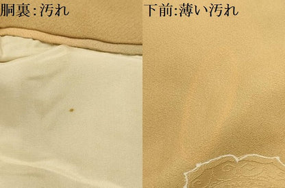 平和屋着物■上質な小紋　地紋起こし　花鏡裏文　暈し染め　正絹　逸品　AABI4098sx