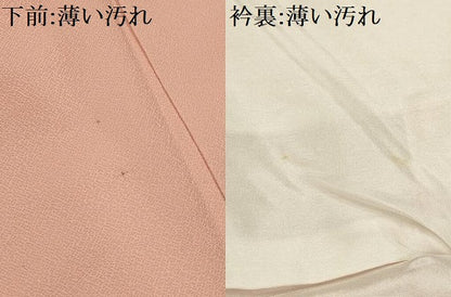 平和屋着物■無地絵羽訪問着　重ね山樹林地紋　一斤染色　正絹　逸品　AABI4099sx