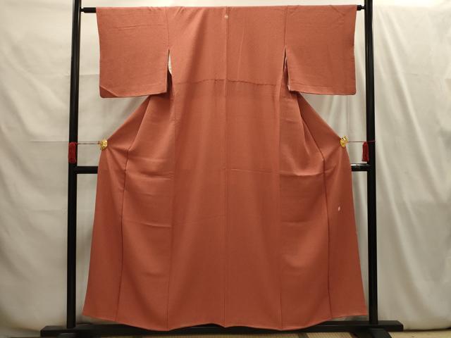 平和屋着物■本草木染作家　圓啓　江戸小紋　鮫小紋柄　正絹　逸品　AABI4109sx