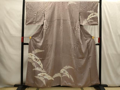 平和屋着物■訪問着　絞り　花籬文　正絹　逸品　AABI4111sx