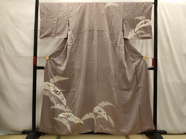 平和屋着物■訪問着　絞り　花籬文　正絹　逸品　AABI4111sx