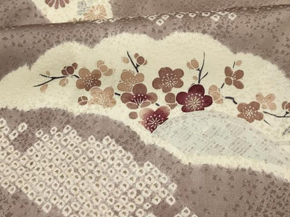 平和屋着物■訪問着　絞り　花籬文　正絹　逸品　AABI4111sx