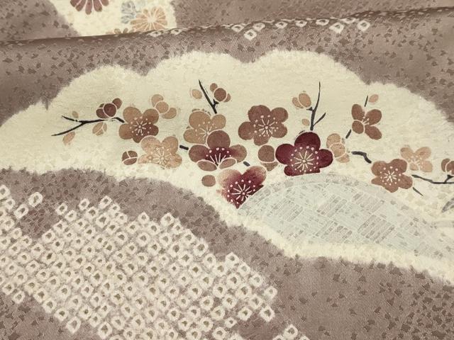 平和屋着物■訪問着　絞り　花籬文　正絹　逸品　AABI4111sx
