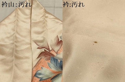 平和屋着物■豪華振袖　枝花文　正絹　逸品　AABI4128sx
