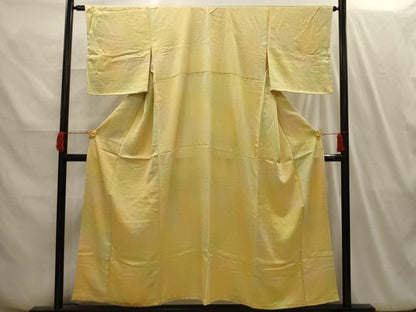 平和屋着物■上質な小紋 青海波 暈し染め 正絹 逸品 AABI4132sx