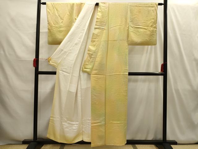 平和屋着物■上質な小紋 青海波 暈し染め 正絹 逸品 AABI4132sx