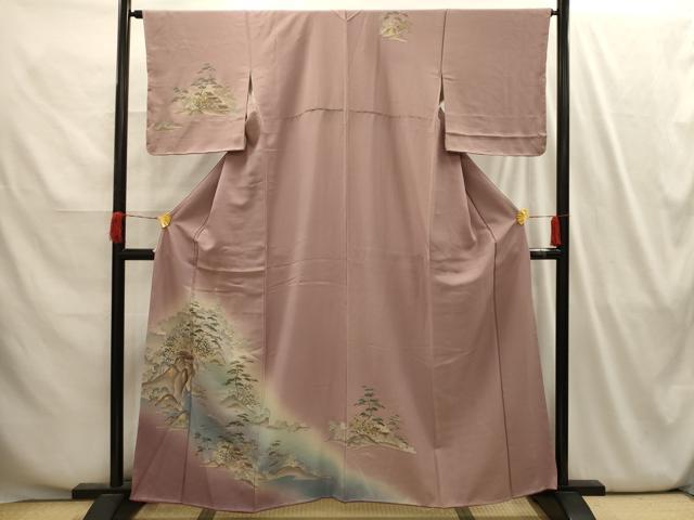 平和屋着物■訪問着 浜松文 金彩 正絹 逸品 AABI4133sx