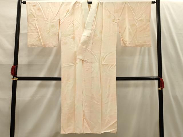 平和屋着物■長襦袢 無双仕立て 舞花文 暈し染め 正絹 逸品 AABI4136sx