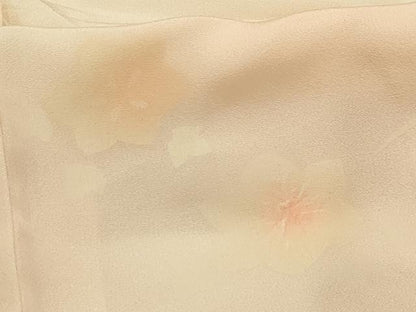 平和屋着物■長襦袢 無双仕立て 舞花文 暈し染め 正絹 逸品 AABI4136sx