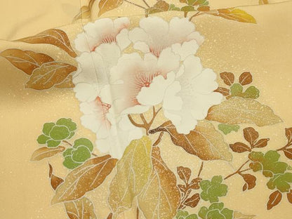 平和屋着物■訪問着　枝花文　正絹　逸品　AABI4149sx