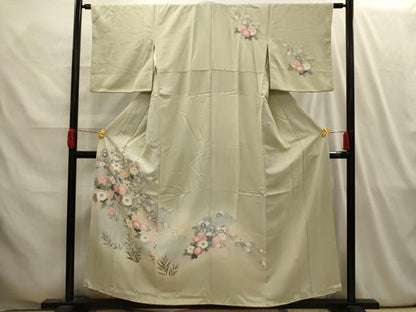 平和屋着物■訪問着 友禅 花籬文 暈し染め 正絹 逸品 AABI4150sx