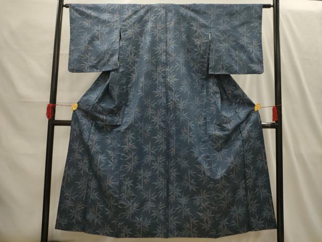平和屋着物■本場大島紬　笹竹文　正絹　逸品　AABI4152sx