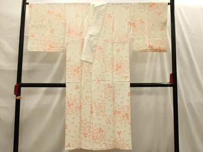 平和屋着物■長襦袢　単衣　萩　正絹　逸品　AABI4153sx