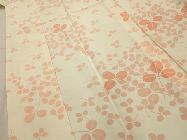 平和屋着物■長襦袢　単衣　萩　正絹　逸品　AABI4153sx