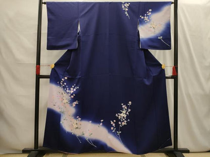 平和屋着物■訪問着 枝花文 暈し染め 正絹 逸品 AABI4157sx