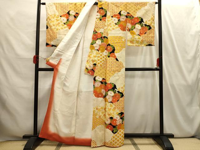 平和屋着物■訪問着 吉祥花文 金彩 正絹 逸品 AABI4160sx