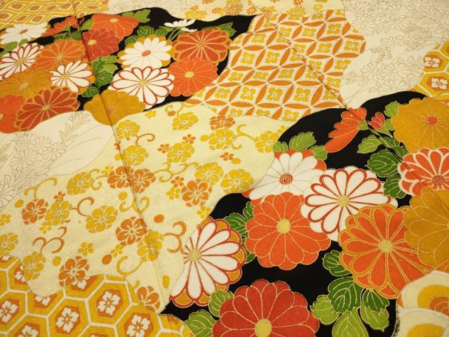 平和屋着物■訪問着 吉祥花文 金彩 正絹 逸品 AABI4160sx