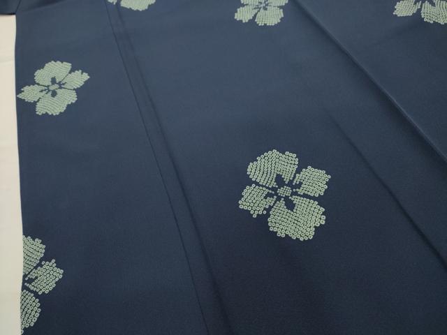 平和屋着物■上質な小紋 舞花文 正絹 逸品 AABI4171sx