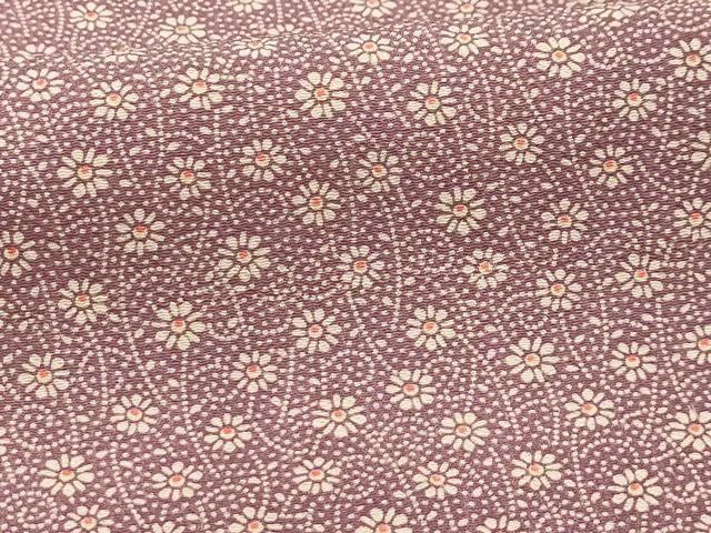 平和屋着物■上質な小紋 花唐草文 正絹 逸品 AABI4173sx