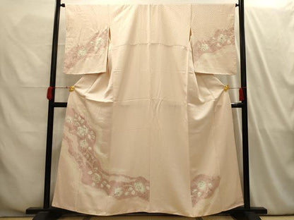 平和屋着物■訪問着 辻が花 手描き 絞り 正絹 逸品 AABI4191sx