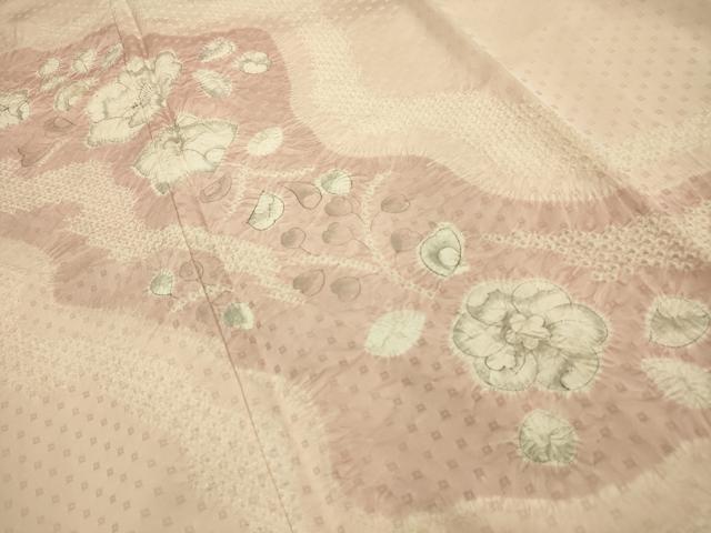 平和屋着物■訪問着 辻が花 手描き 絞り 正絹 逸品 AABI4191sx