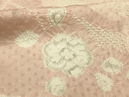 平和屋着物■訪問着 辻が花 手描き 絞り 正絹 逸品 AABI4191sx