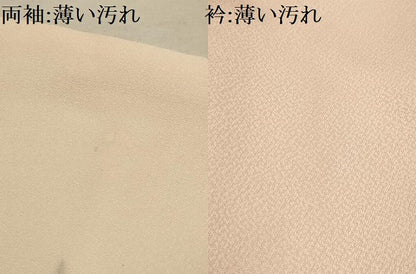 平和屋着物■訪問着　手描き　草花文　暈し染め　正絹　逸品　AABI4195sx