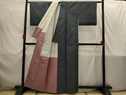 平和屋着物■本場大島紬　花間道　正絹　逸品　AABI4215sx