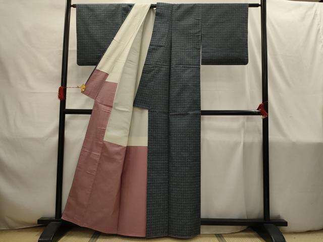 平和屋着物■本場大島紬　花間道　正絹　逸品　AABI4215sx