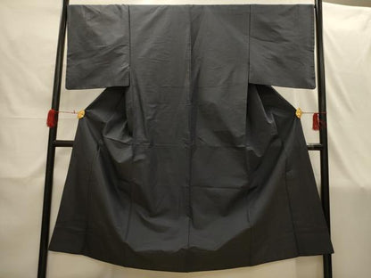 平和屋着物■男性　紬　横段文　正絹　逸品　AABI4220sx
