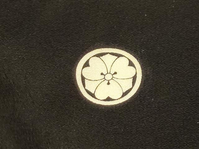 平和屋着物■豪華黒留袖　刺繍　松竹梅花鳥文　金銀糸　金銀彩　正絹　逸品　AABI4223sx