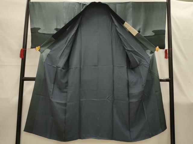 平和屋着物■男性　長襦袢　袷　絞り　松　正絹　逸品　AABI4231sx