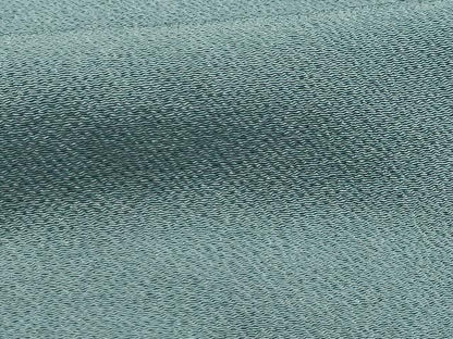 平和屋着物■上質な色無地　秘色色　鬼しぼ縮緬　正絹　逸品　AABI4235sx