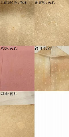 平和屋着物■上質な小紋　青海波　暈し染め　正絹　逸品　AABI4253sx