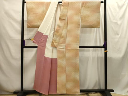 平和屋着物■上質な小紋　青海波　暈し染め　正絹　逸品　AABI4253sx