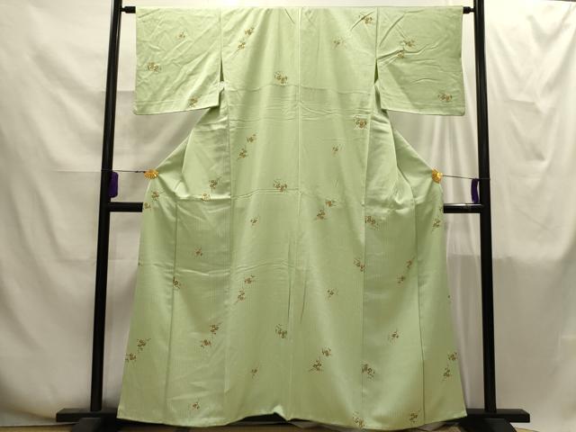 平和屋着物■上質な小紋　枝梅　正絹　逸品　AABI4255sx