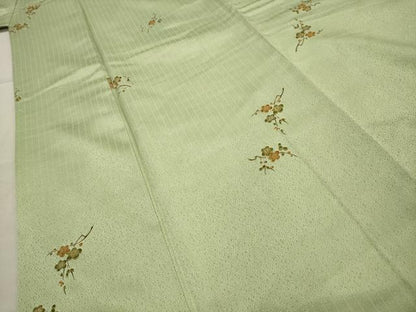 平和屋着物■上質な小紋　枝梅　正絹　逸品　AABI4255sx