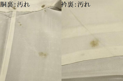 平和屋着物■お召　立涌花文　正絹　逸品　AABI4259sx