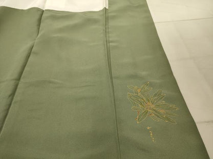 平和屋着物■伝統工芸師　服部光擴　江戸小紋　鮫小紋柄　正絹　逸品　AABI4268sx