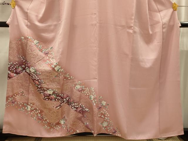 平和屋着物■訪問着　辻が花　絞り　金彩　正絹　逸品　AABI4269sx