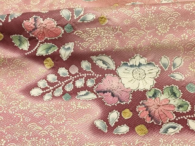 平和屋着物■訪問着　辻が花　絞り　金彩　正絹　逸品　AABI4269sx