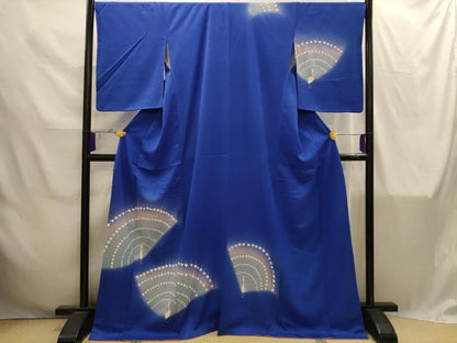 平和屋着物■訪問着　孔雀文　暈し染め　正絹　逸品　AABI4283sx