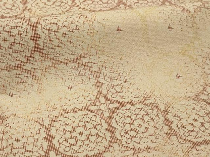 平和屋着物■上質な紬　花尽くし　正絹　逸品　AABI4289sx