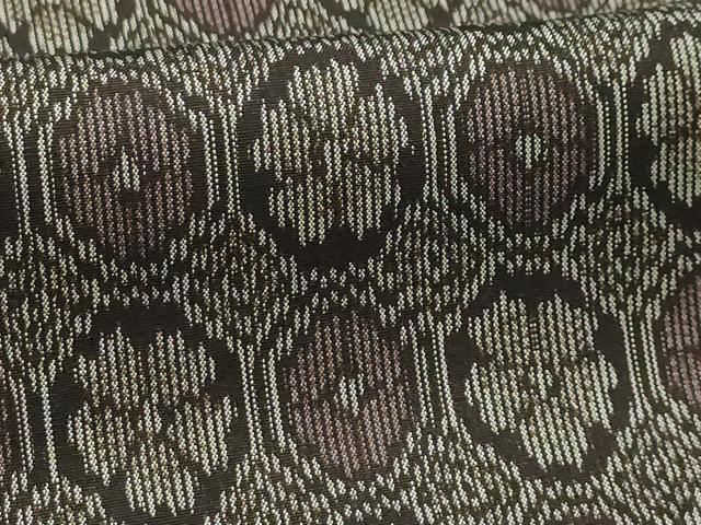 平和屋着物■上質な紬　亀甲花文　正絹　逸品　AABI4299sx